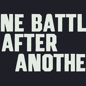 A title treatment graphic featuring the bold, large text 'ONE BATTLE AFTER ANOTHER' against a solid black background, emphasizing a dramatic and intense theme.