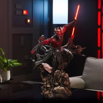 Darth Maul Embraces the Dark with New Star Wars Mythos Statue 