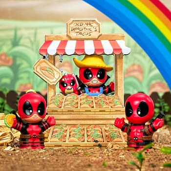Mattel Debuts SDCC Little People Old Mac Deadpool’s Taco Farm Set
