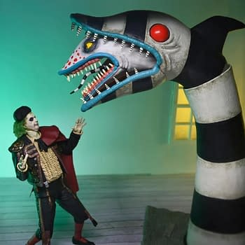 NECA Unveils New Ultimate Matador Beetlejuice & Sandworm 2-Pack