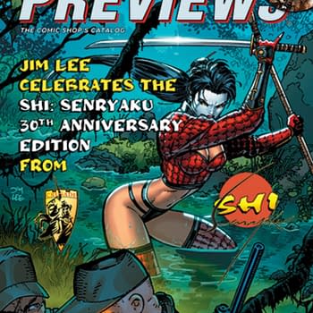Jim Lee's Shi On The Cover Of Diamond Previews Digital Cataglog