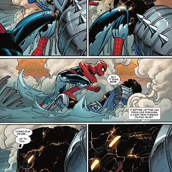 Interior preview page from AMAZING SPIDER-MAN #8 JOHN ROMITA JR. COVER