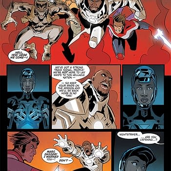 Interior preview page from Blood Squad Seven #9