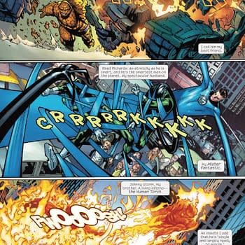 Interior preview page from FANTASTIC FOUR #1 HUMBERTO RAMOS COVER