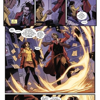 Interior preview page from GODS: ONE WORLD UNDER DOOM #1 VALERIO SCHITI COVER