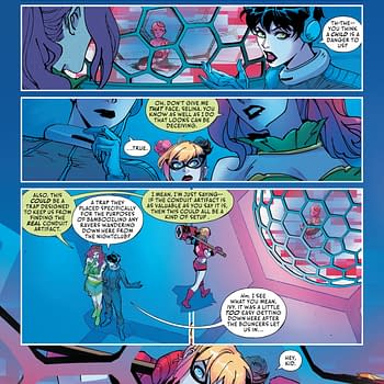 Interior preview page from Gotham City Sirens: Unfit for Orbit #2