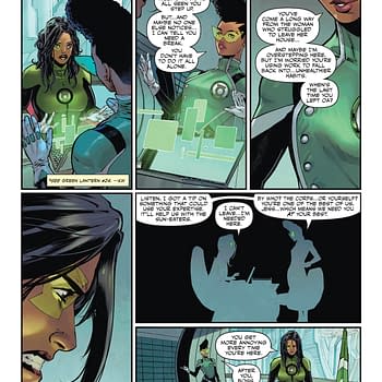 Interior preview page from Green Lantern Corps #6