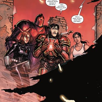 Interior preview page from IRON MAN #10 YASMINE PUTRI COVER
