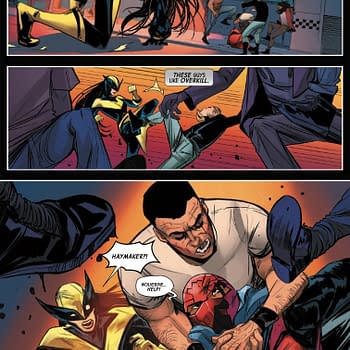 Interior preview page from LAURA KINNEY: WOLVERINE #8 ELENA CASAGRANDE COVER