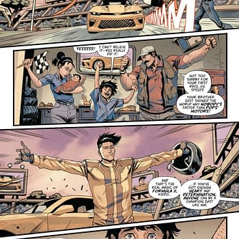 Interior preview page from Speed Racer #1