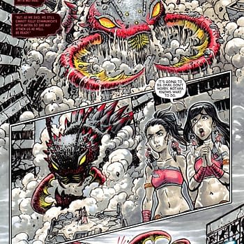 Interior preview page from MOTHRA: QUEEN OF THE MONSTERS #4 SOPHIE CAMPBELL COVER