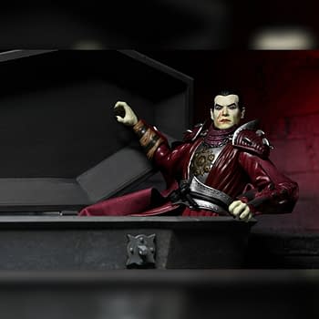 Shredder Dracula Goes Crimson with Exclusive TMNT Figure from NECA