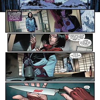 Interior preview page from PSYLOCKE #9 MAHMUD ASRAR COVER