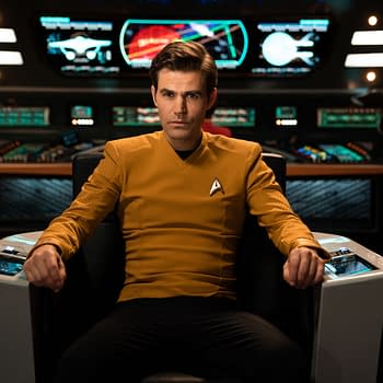 Strange New Worlds: Goldsman Says Kirk Will Be in Command Before End