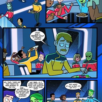 Interior preview page from STAR TREK: LOWER DECKS #9 VERNON SMITH COVER