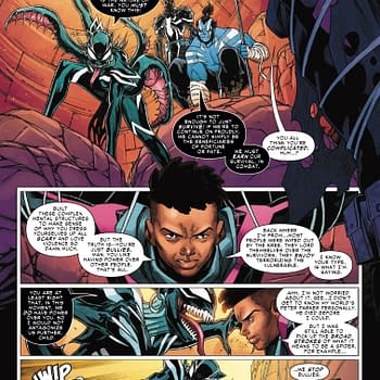 Interior preview page from SPIDER-VERSE VS. VENOMVERSE #3 LUCIANO VECCHIO COVER