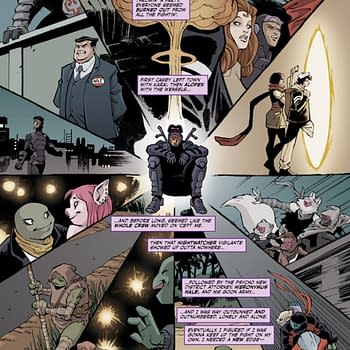 Interior preview page from TEENAGE MUTANT NINJA TURTLES: MUTANT NATION #8 FERO PE COVER
