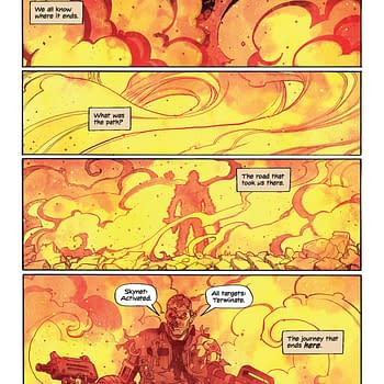 Interior preview page from Terminator #9