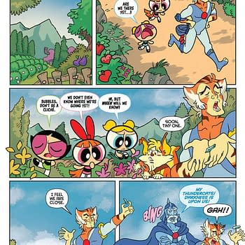 Interior preview page from Thundercats/Powerpuff Girls #1