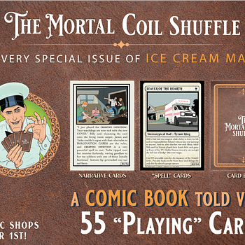 Ice Cream Man: The Mortal Coil Shuffle Printed Once On A Deck Of Cards
