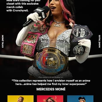 Crunchyroll x Mercedes Moné Brings Anime-Wresting Clothing Line
