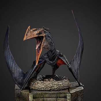 New Jurassic World Rebirth Quetzalcoatlus Statue Lands at Iron Studios