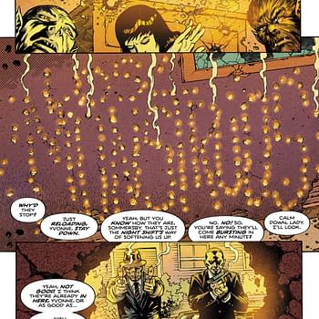 Interior preview page from LOS MONSTRUOS #4 JIM CAMPBELL COVER