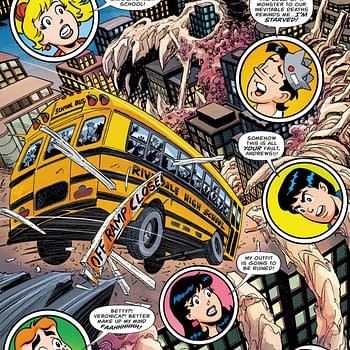 Interior preview page from ARCHIE VS. MINOR THREATS #1 SCOTT HEPBURN COVER