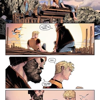 Interior preview page from Aquaman #8