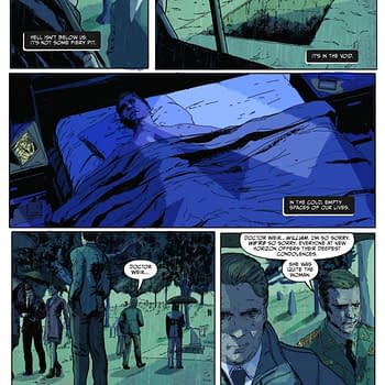 Interior preview page from EVENT HORIZON: DARK DESCENT #1 JEFFREY LOVE COVER