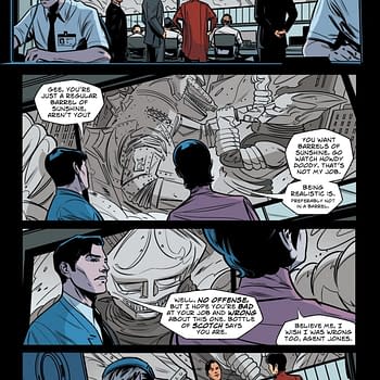 Interior preview page from GODZILLA: HERE THERE BE ALIENS #3 FERO PE COVER