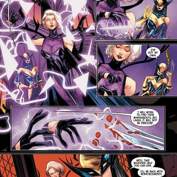 Interior preview page from LAURA KINNEY: WOLVERINE #10 ELENA CASAGRANDE COVER