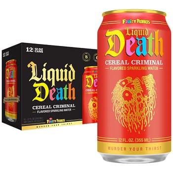 Liquid Death Releases New Fruity Pebbles Flavored Water