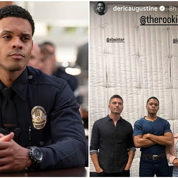 The Rookie Season 8 BTS: Augustine, Winter, O'Neil &#038; Chavez Check In