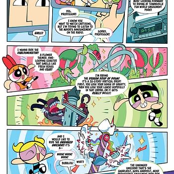 Interior preview page from Powerpuff Girls: Supervillain Summer Spectacular #1