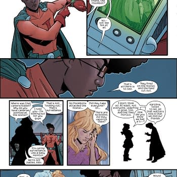 Interior preview page from RUNAWAYS #3 STEPHANIE HANS COVER