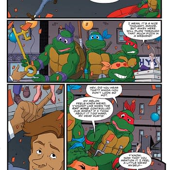 Interior preview page from TMNT: SATURDAY MORNING ADVENTURES #28 DAN SCHOENING COVER