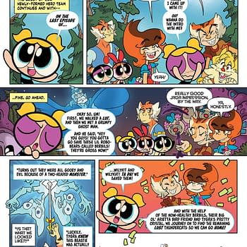 Interior preview page from Thundercats/Powerpuff Girls #2