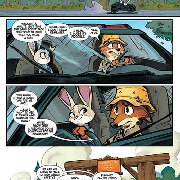 Interior preview page from Zootopia #5