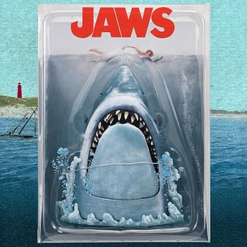 Jaws 50th Anniversary Poster Series Display Piece Arrives at NECA 