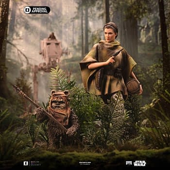 New Star Wars Leia and Wicket Statue Coming Soon from Iron Studios 