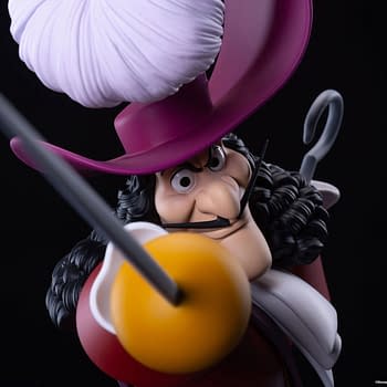 Disney’s Captain Hook Seeks to Destroy Peter Pan with New PCS Statue