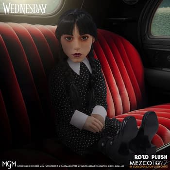 New Mezco Designer Series Roto Plush Netflix’s Wednesday Revealed