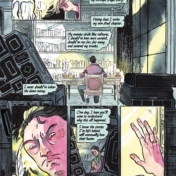 Interior preview page from Author Immortal #1