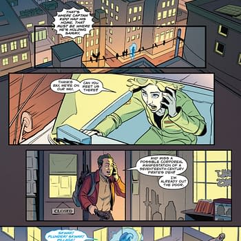 Interior preview page from GHOSTBUSTERS: DEAD MAN'S CHEST #4 JIMMY BETANCOURT COVER