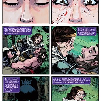 Interior preview page from MAGIC: THE GATHERING: UNTOLD STORIES - ELSPETH #1 CLAYTON COWLES COVER