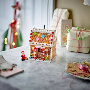 Milk and Cookies Await with LEGO’s New Santa Gingerbread House