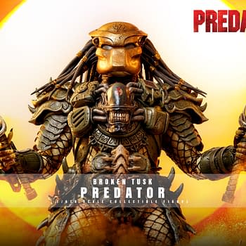 Hot Toys Debuts New Aliens Vs. Predator Broken Tusk 1/6 Scale Figure 
