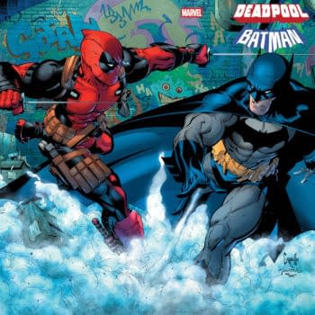 Cover image for MARVEL/DC: DEADPOOL/BATMAN #1 GREG CAPULLO WRAPAROUND VARIANT