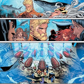Interior preview page from Aquaman #9